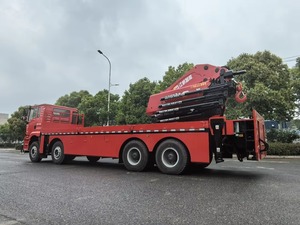 รถเครนไฮดรอลิกขนาดใหญ่ Delong 8x4 พร้อมบูมไฮดรอลิกแบบยืดหดได้แปดท่อน สำหรับงานก่อสร้าง - Product Image 2