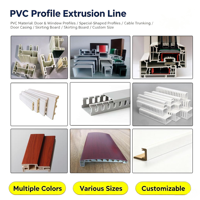 Ligne d'extrusion de profilés PVC pour fenêtres et portes, double vis, série 60 65 80, machine de fabrication de fenêtres à battants et coulissantes, moteur et pompe