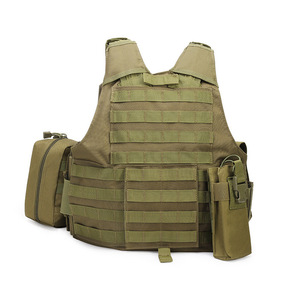 Spoir Outdoor tattico zaino mimetico gilet multifunzionale con funzione impermeabile, gilet da campeggio con cerniera - Product Image 4