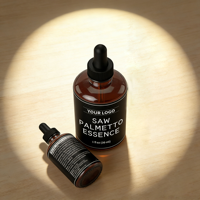 Serum Anti-Ketombe Saw Palmetto & Minyak Biji Labu, Perawatan Penumbuh & Penebal Rambut, Tidak Perlu Dikumprang