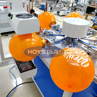 Máquina de serigrafía automática completamente automática para impresora de globos de látex serigrafia de globo