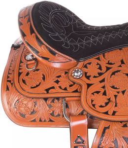 Premium Quality Pink Horse Saddle Custom Jumping & <b>Dressage</b> Durable Genuine Leather Wholesale Russian Classical Design - Product Image 5