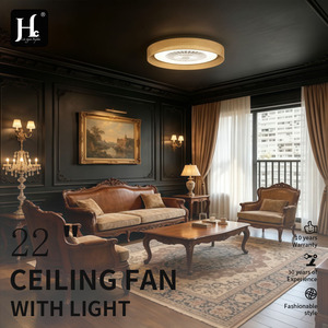 Modern 3-Color 18-Inch LED 6-Speed <b>Ceiling</b> Fans <b>Light</b> Smart Dimmable <b>Remote</b> <b>Control</b> Low Profile Bedroom Flush Mount DC Motor - Product Image 5