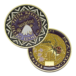Fabricante de Monedas de Desafío Personalizadas, Monedas de Colección de Latón con Logotipo Personalizado OEM, Monedas de Desafío de Metal Esmaltado - Product Image 5