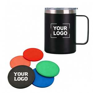 Posavasos de Silicona Personalizados al por Mayor con Logotipo, para Bebidas Frías y Calientes, para Restaurantes, Bares, Cafeterías, Regalos Promocionales Empresariales - Product Image 1