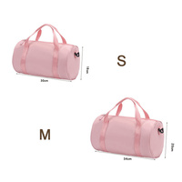 Cylindre de sport à impression gratuite sac de sport pour petits enfants sac de danse pour filles logo personnalisé sac de voyage en nylon taille S M