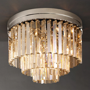 Plafonnier moderne style années 20 <span class=keywords><strong>Odeon</strong></span> K9 en cristal, pour éclairage de salon, décoration d'intérieur de luxe - Product Image 4