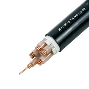 Câble d'alimentation en cuivre XLPE 0,6/1 kV ZC-YJV 4x50+1x25 mm² pour l'éclairage public et les infrastructures publiques - Product Image 3