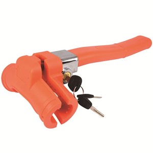 Blocca Volante a T in Acciaio <span class=keywords><strong>Antifurto</strong></span> con 3 Chiavi per Camion, SUV, Furgoni, Camper 53cm - Product Image 1