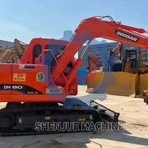 Excavadora de cadenas Doosan DH80 usada, calidad premium y pocas horas de uso |   Ahorre un 40% en Relación con lo Nuevo para Construcción de Huertos/Fincas/Viviendas Residenciales - Product Image 3