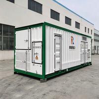 Conteneur électrique industriel modulaire résistant aux intempéries pour la distribution d'énergie, le stockage d'énergie, la protection incendie et le refroidissement intégré