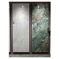Carrelages en pierre agglomérés plein couloir d'hôtel de porcelaine de corps de 1200x2400mm parquetant la résistance à l'usure élevée