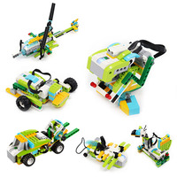 Juguetes Educativos de Ciencia para Niños, Juego en Paquete Compatible con 45300 WEDO 2.0, Bloques de Construcción Programables, Robot, Motor, Host