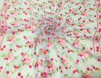 2024 nouveau Design robe de mariée doux dentelle matériel brodé motif dames vêtements pour enfants Art robe tissu maille tissu