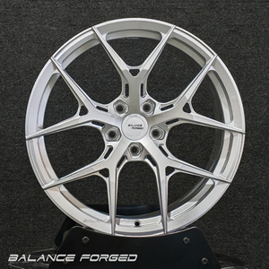 5x114.3 5x120 5x112 Silberne HF5 Geschmiedete Felgen für Ford Mustang GT350 GT500 Nissan GTR Coupé McLaren 650S <span class=keywords><strong>Spider</strong></span> Chevrolet Camaro - Product Image 2