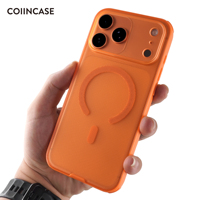 Étui de protection complet en cuir magnétique antichoc Good Grips pour 17 Pro Max, anti-traces de doigts, 360 degrés, pour téléphones mobiles