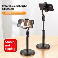 Support de téléphone portable réglable en hauteur et rotatif pour les cours en ligne des enseignants, la photographie et le streaming en direct