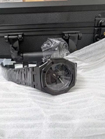 Jam tangan aksesori modifikasi casing Mod jam tangan logam Kit modifikasi mewah baja tahan karat untuk GA2100 GA-2100 GA-2110
