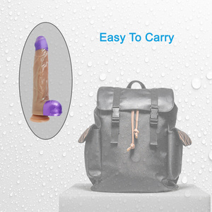 Đồ chơi tình dục dương vật giả bằng silicon mềm mại, giao hàng nhanh, thân thiện với da, chân thực, có đế hút chắc chắn dành cho quý ông - Product Image 5