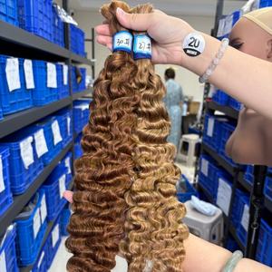 批发角质层对齐生印度直发613束人发金发身体波浪金发越南生发束 - Product Image 6