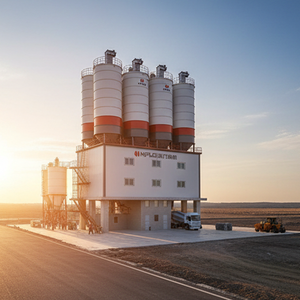 Hot Sale Equipment Preise 75 m3/<span class=keywords><strong>h</strong></span> Beton mischa nlage Fertig beton anlagen <span class=keywords><strong>Mini</strong></span>-Zementwerk - Product Image 4