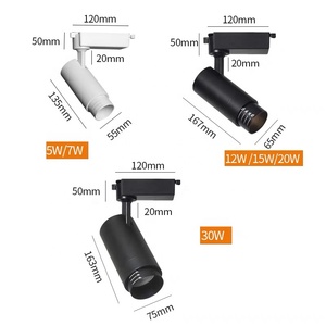 Projecteurs de plafond LED personnalisés de haute qualité qui peuvent se concentrer sur les éclairages sur rail et les projecteurs LED - Product Image 2