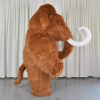 Costume de mascotte d'éléphant de mammouth de conception de marche réaliste gonflable de haute qualité de 2m/2.6m pour la célébration d'halloween
