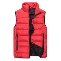 XILUN – veste à col montant sans manches, impression personnalisée, classique, grande taille, vêtement d'extérieur, gilet d'hiver, poches, décontracté, léopard