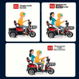 Proveedor de fábrica al por mayor 60V 1000W neumáticos de vacío pasajeros con pilas Rickshaws Solar eléctrico <span class=keywords><strong>Tuk</strong></span> para adultos - Product Image 5