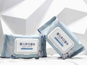 批发婴儿手和嘴湿巾温和，不含酒精，日常使用安全 - Product Image 4