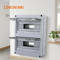 Boîte de distribution électrique Lihon HT-24, montage en surface, indice de protection IP65, 220/380V, 100A, avec protection MCB en option