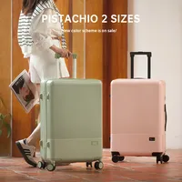 2025 nouveau modèle de valise à main légère en PC de 24 pouces pour femmes avec roues pivotantes et serrure à combinaison voyage de grande valeur pour hommes