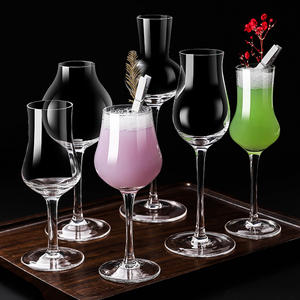 奢华高品质长梗威士忌品酒师香味高脚杯设计师郁金香Copita鼻子威士忌酒杯红酒酒杯 - Product Image 3