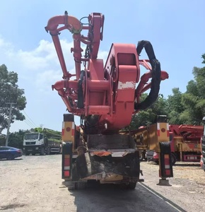 Camion pompe à béton diesel d'occasion 2021, châssis auto-développé, portée verticale 60m, productivité 18m/h, marque chinoise - Product Image 2