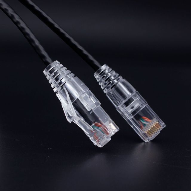 Factory OEM Cat5E Cat6 Cat6A Cat7 Cat8 Ethernet UTP FTP 0.5 m 1m Cat6 Patch Cord Slim Cat6 Patch Cable