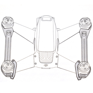 Protège-bras de remplacement pour DJI FPV : Pièces de rechange pour la réparation des accessoires de drone - Product Image 3