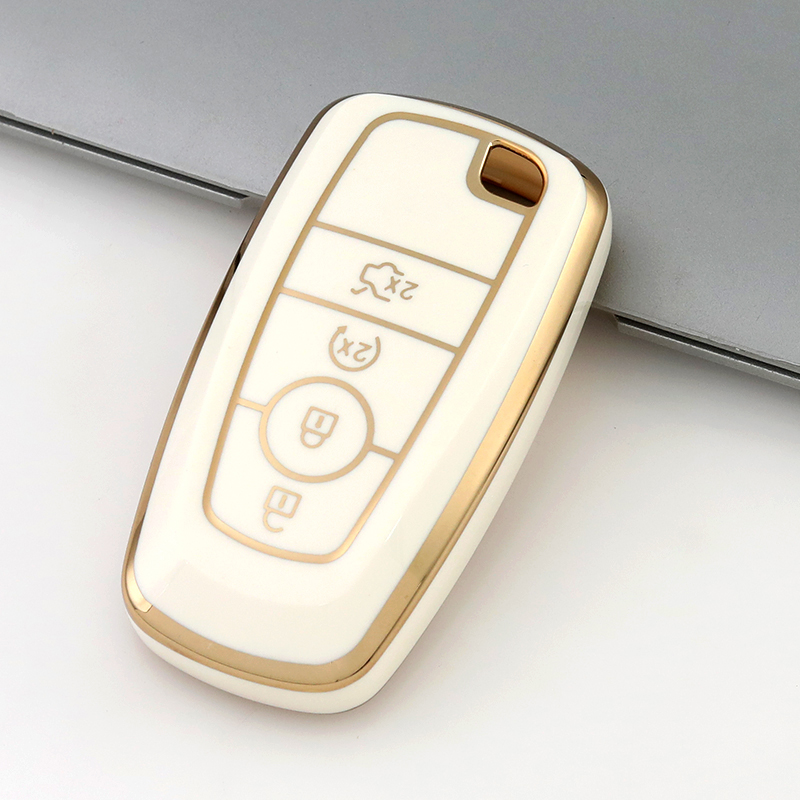 4 Button A White