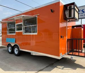 220V Mobile Restaurant Camion De Nourriture Remorque Équipement De Cuisine Complet Hot Dog Burger Salle À Manger Concession BBQ Pizza Mobile Voiture À Manger - Product Image 5