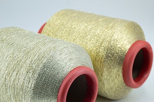 Gold and Silver for Lurex Thread Metallic Polyester <strong>Sparkle</strong> <strong>Yarn</strong> for Embroidery Knitting Bracelet Decor Clothes Weaving - Product Image 4