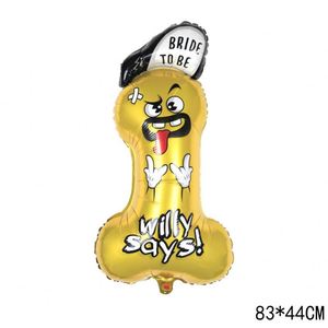 Juguetes de Navidad Fiesta divertida Proveedor de bares para adultos Accesorios sexuales Forma de pene Globo de pene Juguetes sexuales - Product Image 4