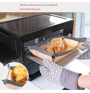 Tapis de cuisson anti-débordement en silicone de qualité alimentaire avec boutons et ailettes pour la pâtisserie feuilletée, fabrication OEM/ODM en usine - Product Image 2