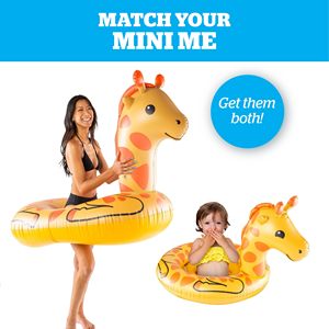 Cute Giraffe Baby <b>Pool</b> Float <b>Inflatable</b> Infant Toddler Swim Ring Beginner Water Float <b>for</b> Kids Ages 1 to 3 <b>Pool</b> Summer Play Toy - Product Image 4
