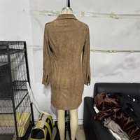 Robe chemise rétro vintage ajustée à col revers pour femme, tendance et décontractée, avec col polo et jupe