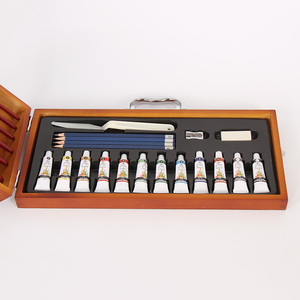 RTS Personalizzabile <span class=keywords><strong>26</strong></span> Pezzo-Scatola di Legno di Arte Pittura e Disegno Set Pittura A Olio Set SF-O3616 - Product Image 3