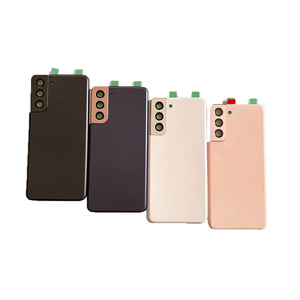 Verre arrière durable pour Samsung Galaxy S21, assemblage du boîtier arrière, anti-traces de doigts, pièces de rechange pour la porte de la batterie, téléphone portable - Product Image 1