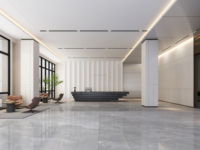 Café-bar de luxe sur mesure Réception Design LED de haute qualité pour salons de beauté Hôtels Écoles Gymnases-Style moderne durable