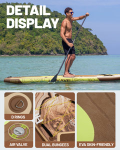 Chic AllAround SUP <span class=keywords><strong>Meilleur</strong></span> Sup <span class=keywords><strong>gonflable</strong></span> Ocean Waters Planche de surf portable AllAround SUP Surf Sup <span class=keywords><strong>Paddle</strong></span> - Product Image 4