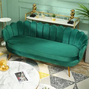 High Quality Custom Modern <b>Foldable</b> Waiting Sofa Set Curved Leisure Stool Chair with Velvet Fabric for Lobby Waiting Area - Product Image 5