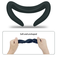 Coque en silicone confortable et résistante à la transpiration pour casque VR, accessoire de jeu, protection faciale pour Quest 3, fabriquée en Chine - Nouveauté 2023