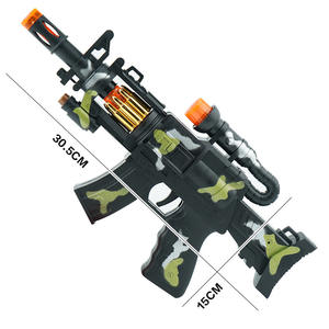 Niños juguetes de pistola de plástico camuflaje sonido luz vibración pistola niño armas eléctricas juguete - Product Image 2